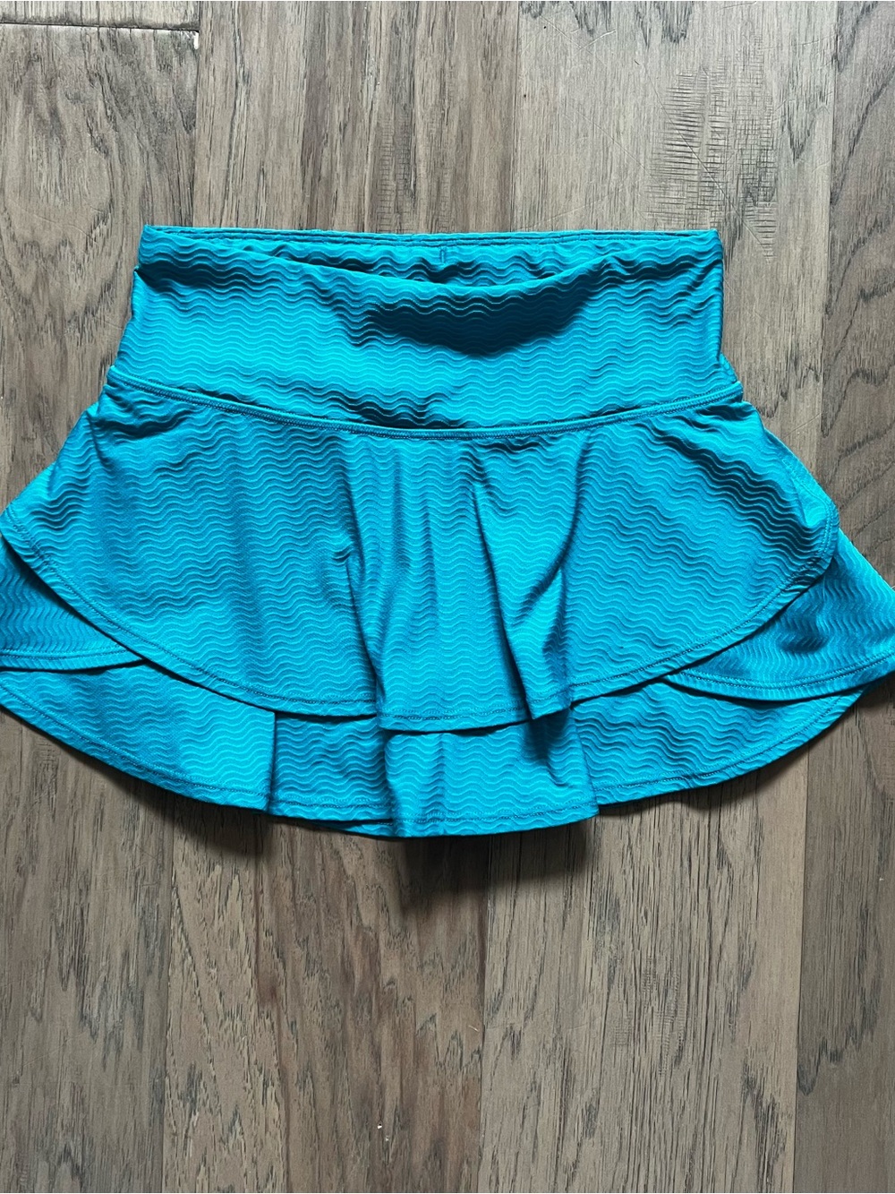 Athleta Girl’s Teal Layered Tennis Skirt Sz M